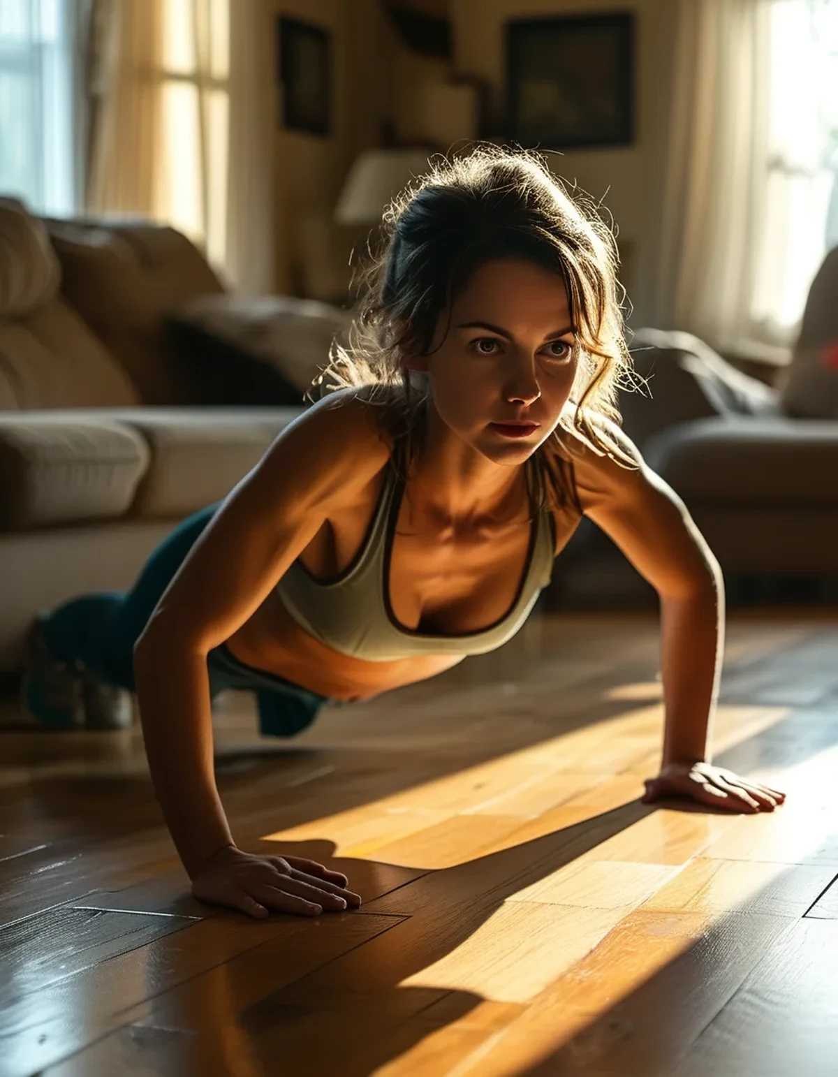 Why Push-Ups Feel Harder on a Hard Floor Than on a Mat